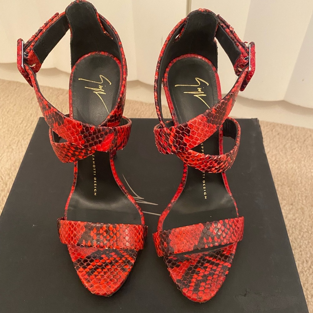 Giuseppe Zanotti Python Sandals 36 - image 2